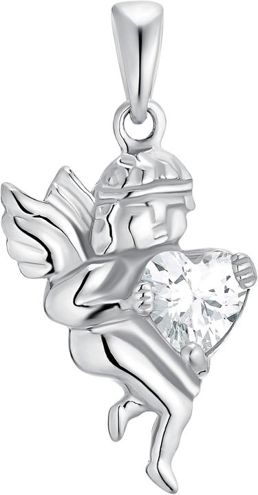 Amor Für Damen, 925 Sterling Silber Zirkonia | Engel (Silber 925)