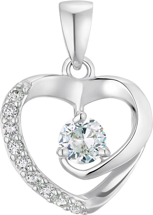 Amor Für Damen, 925 Sterling Silber Zirkonia | Herz (Silber 925)