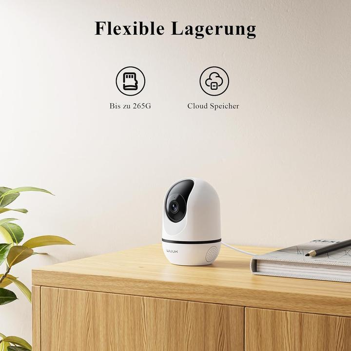 Actual product image WUUK 360° Innenüberwachungskamera mit Auto-Tracking