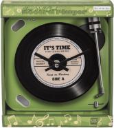 Produktbild Ootb Glas-Wanduhr, Plattenspieler, 20 x 20 cm