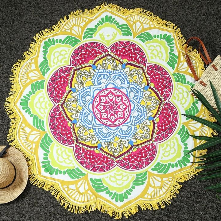 Immagine prodotto Ueli Express Telo da bagno Mandala Beach Roundie 4 (150 x 150 cm)