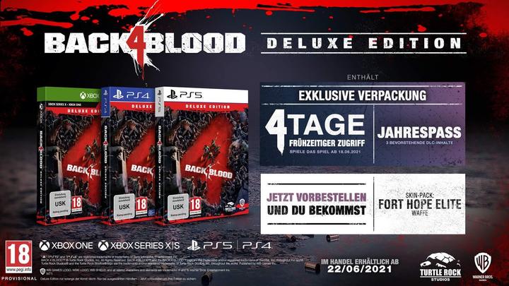 Produktbild WB Back 4 Blood - Deluxe Edition (Xbox One X, Xbox Series X, Multilingual)