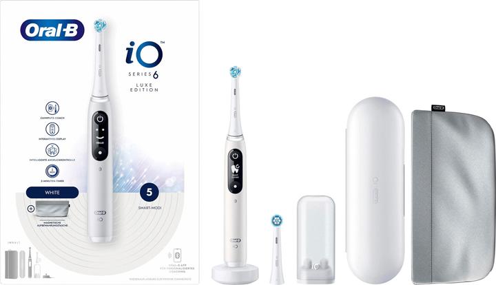 Immagine prodotto Oral-B iO Series 6, White Luxe Edition Elektrische Zahnbürste (Spazzolino oscillante)