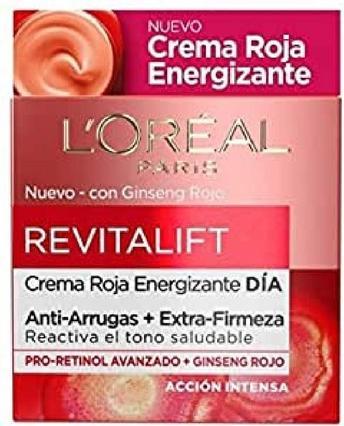 Actual product image L'Oréal Paris Revitalift Ginseng Rojo Crema Día Energizante 50 Ml (50 ml, Day cream)
