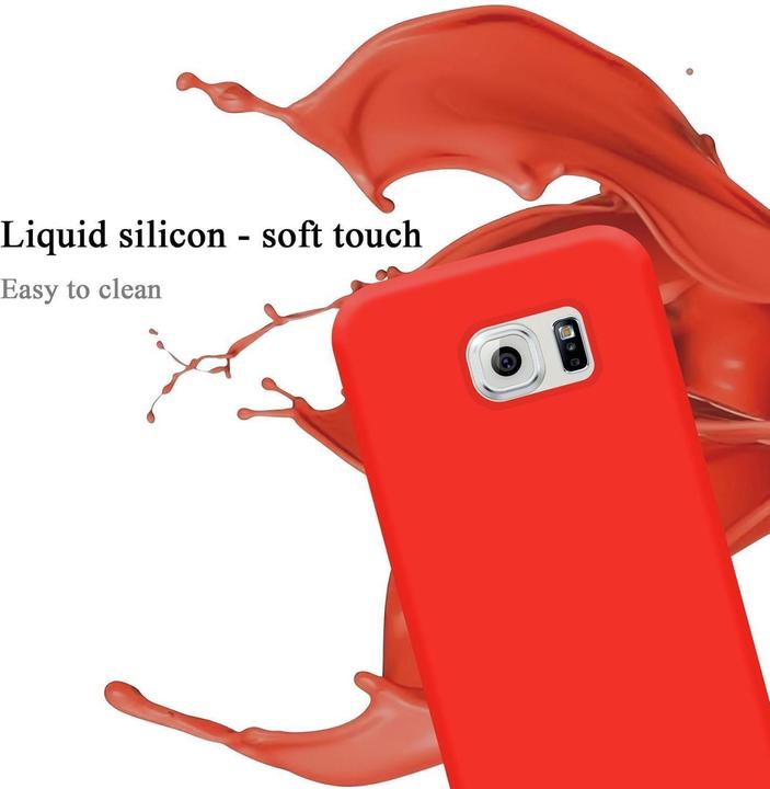Immagine prodotto Cadorabo Copertura della cassa del silicone liquido TPU (Samsung Galaxy S6 Edge)