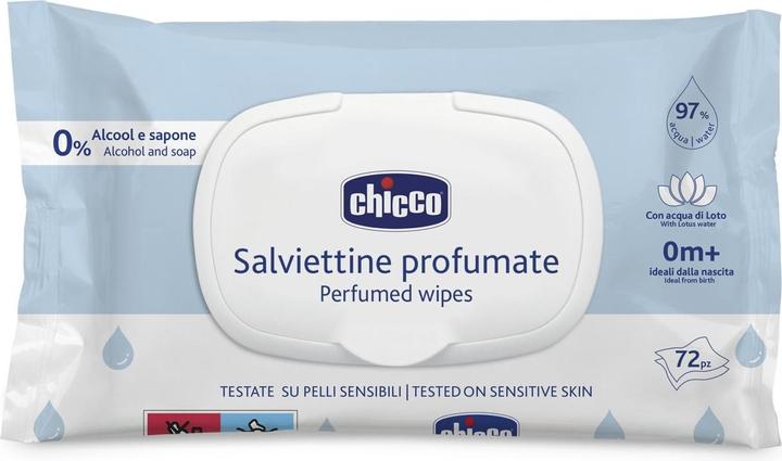 Image du produit Chicco Chiffons de nettoyage, avec flip cover, 72 pcs - 0m (72 pièce(s))