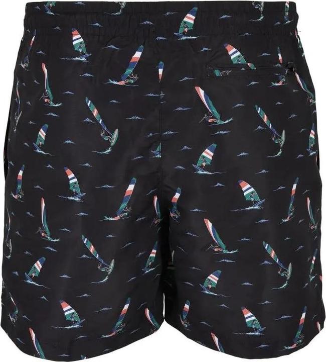 Actual product image Urban Classics Mens Surf Print Swim Shorts (5XL)