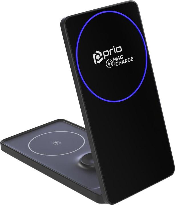 Immagine prodotto prio Caricatore rapido wireless 3 in 1 MAG nero (15 W)