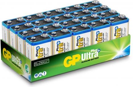 Image du produit GP Batteries 1604AUP-S20/ 6LF22 Batterie ULTRA PLUS - 20 Paquet (20 pcs)