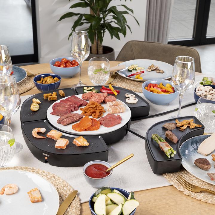 Immagine prodotto Princess 103070 Dinner4all Circle - 4 griglie individuali - 4 x 250 W - Spatola inclusa