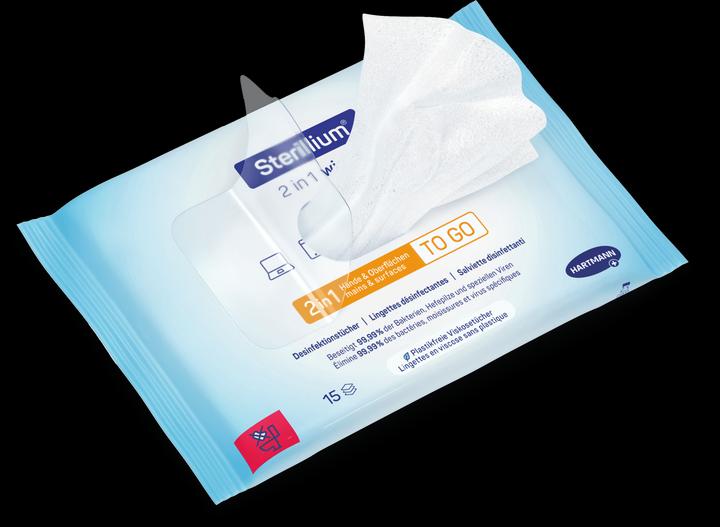 Actual product image Sterillium Disinfectant wipes 12 pack
