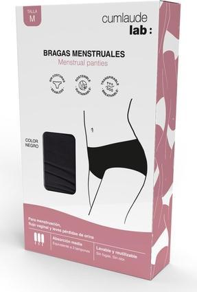 Image du produit Cumlaude Lab Menstrual Panties Medium to High Absorption Equivalent à 3 Tampons pour Menstruation Bl (1 x, M)