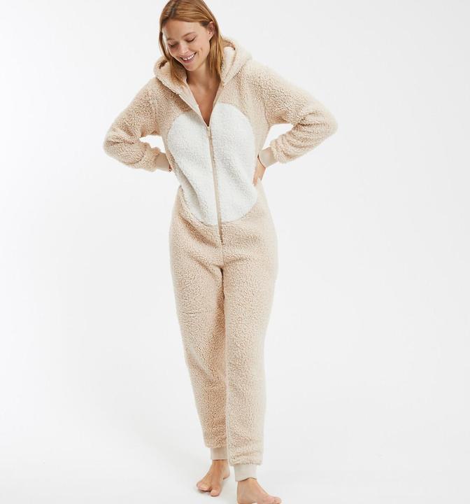 Produktbild So'home Kapuzenjumpsuit aus Sherpa-Fleece (34)