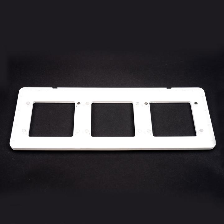 Actual product image PNI WS3 triple frame for SmartHome smart switch or socket outlet