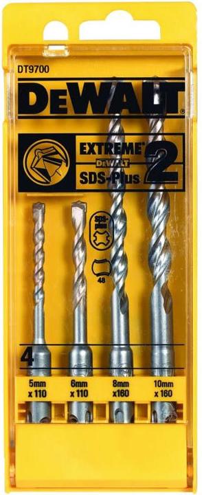 Image du produit DeWalt Set de 4 pièces dans une cassette en plastique DT9700 (10.00 millimètres)