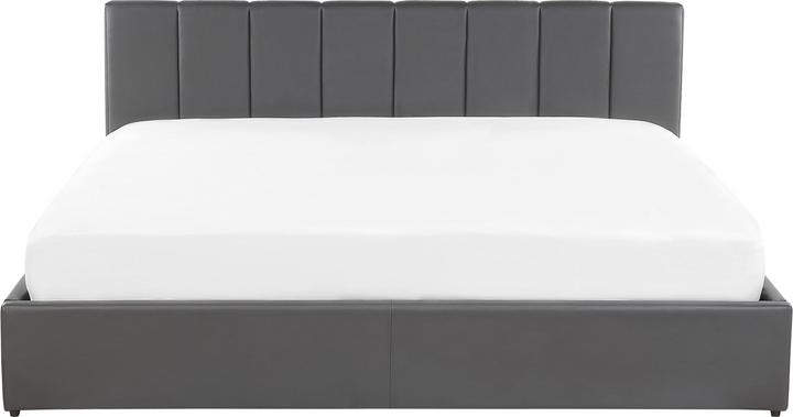 Immagine prodotto Beliani Letto in similpelle grigio con rete pieghevole 180 x 200 cm DREUX (180 x 200 cm)
