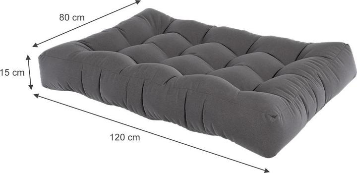 Produktbild Vicco Palettenkissen Flocken (120 x 80 x 15 cm)