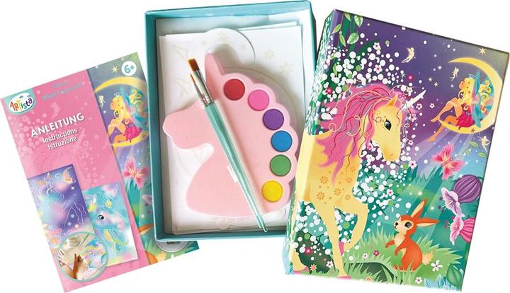 Actual product image Artista Watercolor unicorn