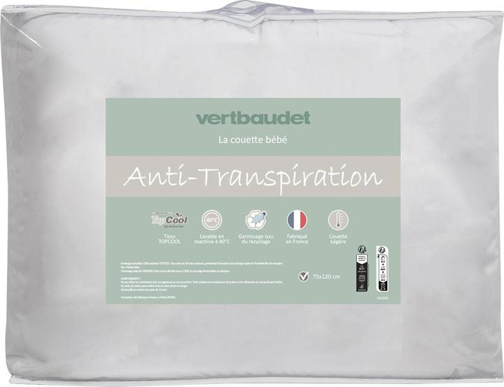Image du produit Vertbaudet Couette d'été pour bébé, régulation de l'humidité