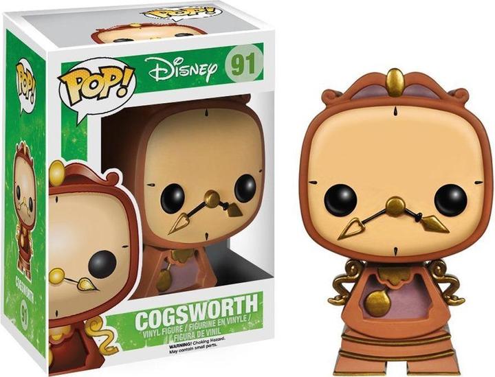 Actual product image Funko POP! Disney La Belle et la Bête Cogsworth