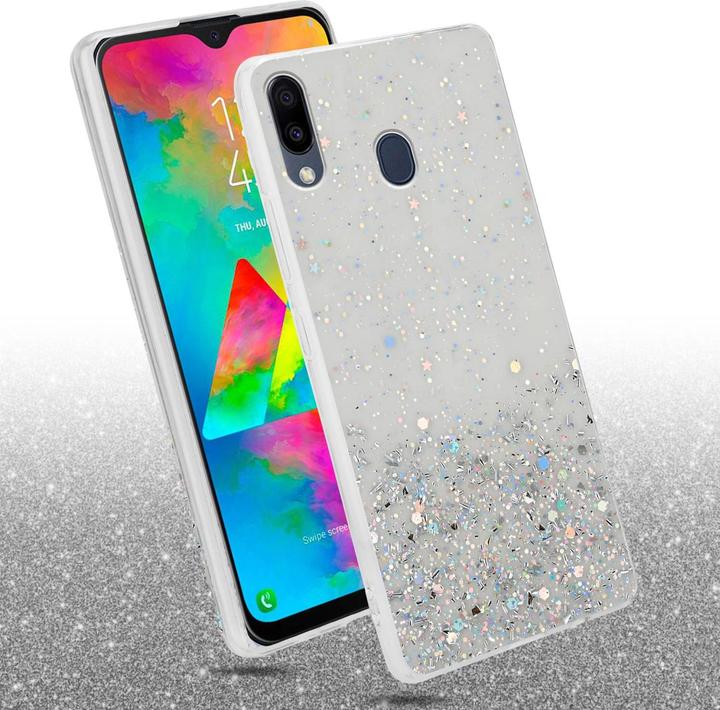 Produktbild Cadorabo TPU Hülle mit Glitzer für Samsung Galaxy M20 (Samsung Galaxy M20)