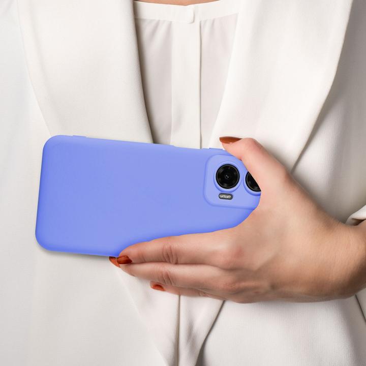 Actual product image Cadorabo Case for Motorola Moto G35 TPU Liquid Silicone Cover (Motorola Moto G35)