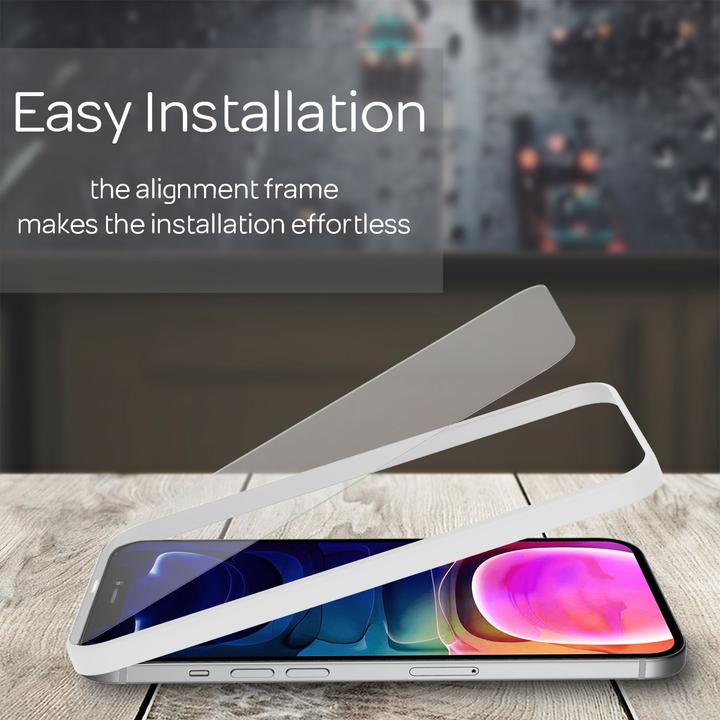 Produktbild Nalia 4x Schutzglas & 1x Schablone (4 Stück, Apple iPhone 13 Pro Max)