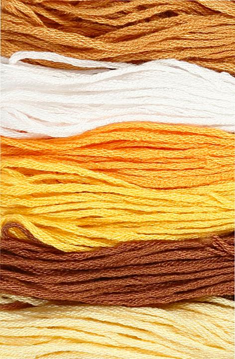 Image du produit Creativ Company Fil de broderie coton or (8 m)