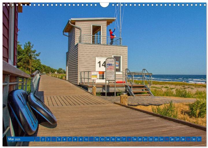 Actual product image Boltenhagen - Sonne, Sand und Ferien an der Ostsee (Wandkalender 2025 DIN A3 quer), Monatsk (A3, German)
