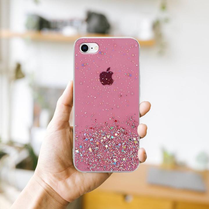 Produktbild Cadorabo TPU Cover funkelnder Glitter (Apple iPhone 7, Apple iPhone SE (2nd Gen))
