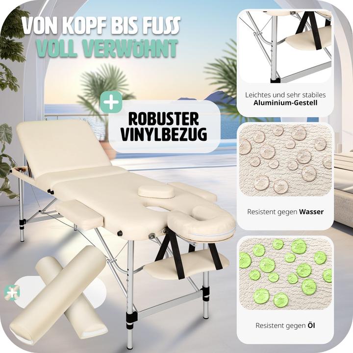 Produktbild tectake 3 Zonen Massageliege