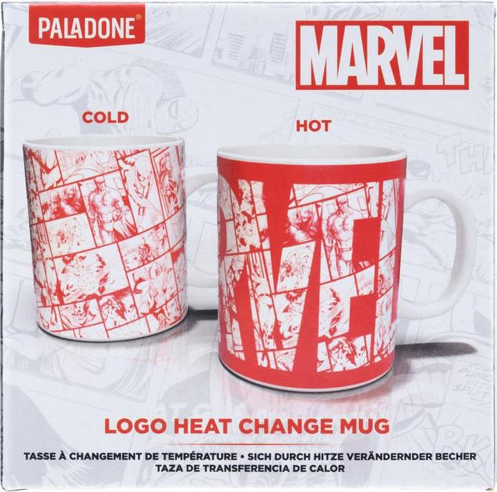 Actual product image Paladone Products Marvel Heat Change Mug (300 ml)