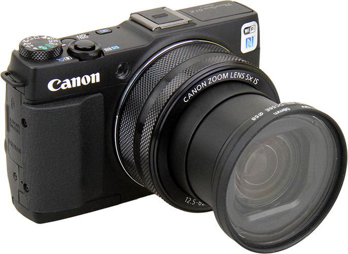 Actual product image JJC Filter adapter with 58 mm FA-DC58E filter for CANON PowerShot G1X MARK II