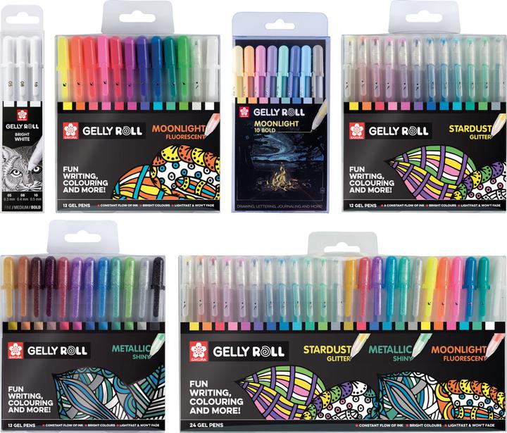 Actual product image Sakura Gelly Roll Mix (multicolour, 24 x)