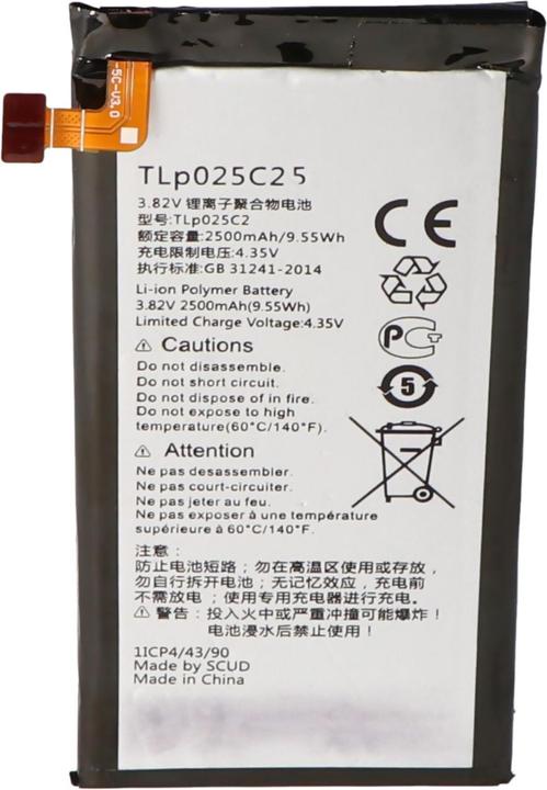 Image du produit AccuCell Batterie Alcatel TLP025C1 Batterie Alcatel One Touch Allure