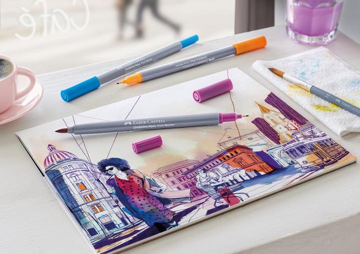 Immagine prodotto Faber-Castell Dual Marker Goldfaber Aqua (lago di robbia alizarina, 1 x)