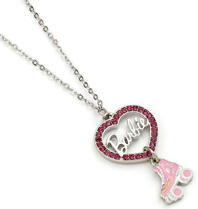 Image du produit Carat BARBIE - Collier Chaine - Coeur & Patin à Roulettes (Alliage de zinc et émail)