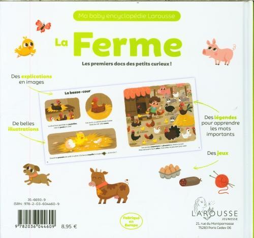 Immagine prodotto Larousse jeunesse La ferme (Bécue Benjamin, Guidoux Valérie, Francese)