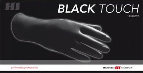 Hercules Sägemann Black Touch Handschuhe S 10 Stück latex-