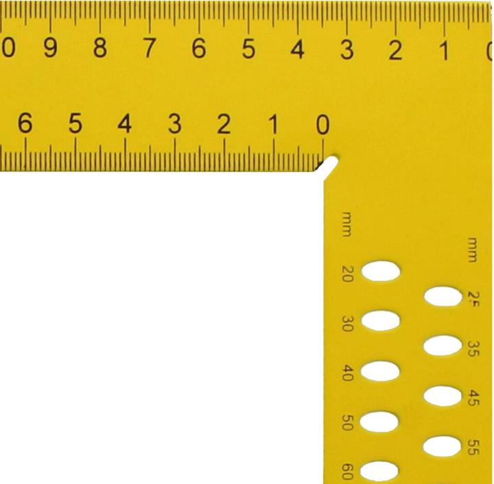 Image du produit Hedue Equerre de charpentier ZY 800 mm, avec trous de marquage