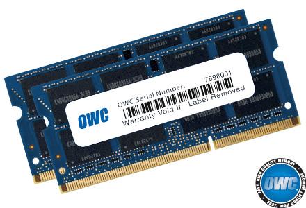 Actual product image OWC 1600DDR3S16P (2 x 8GB, 1600 MHz, DDR3L-RAM, SO-DIMM)