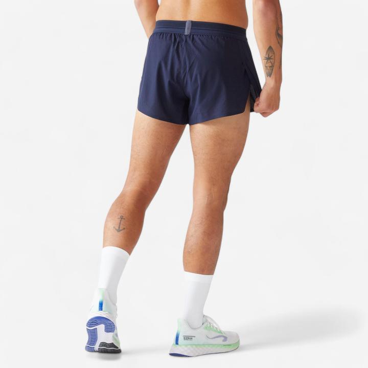 Produktbild Kiprun Men's Lightweight Running Split Shorts Run 900 -Blue black (XL)