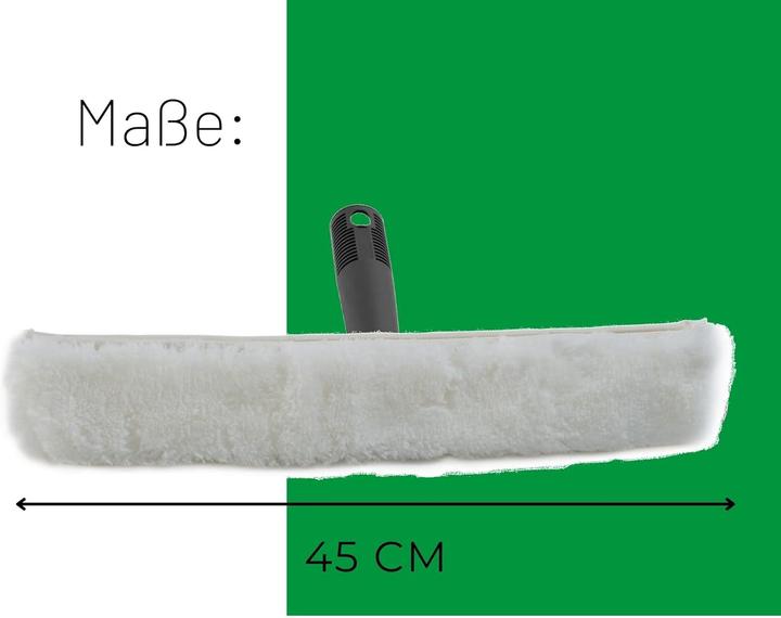 Actual product image Novaliv Fensterwischer 35 cm + 45 cm Einwascher aus Vlies Einschäumer zum Fensterputzen Fensterwisch (1 pcs.)