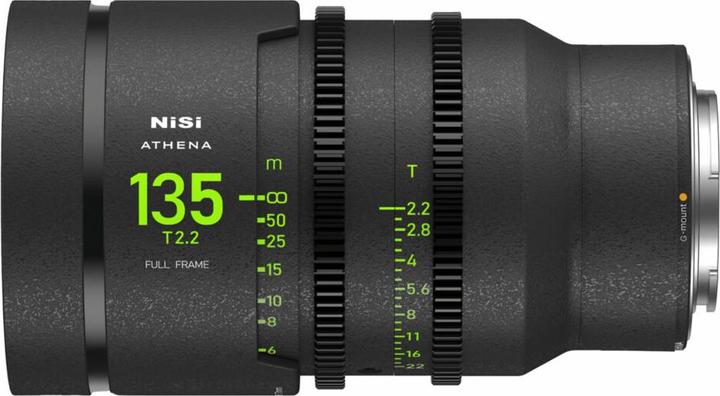 Immagine prodotto Nisi 135mm ATHENA PRIME Full Frame Cinema Lens T2.2 (G Mount | No Drop In Filter) (C-mount)