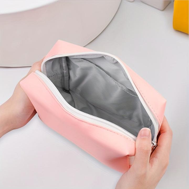 Immagine prodotto Only-Bags.Store Borsa cosmetica con motivo "Love", borsa organizzatrice per il trucco semplice e impermeabile