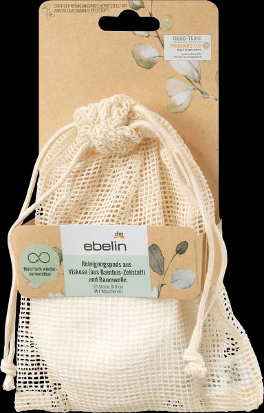 Image du produit dm ebelin Tampons de nettoyage avec filet de lavage (Chiffons de nettoyage)