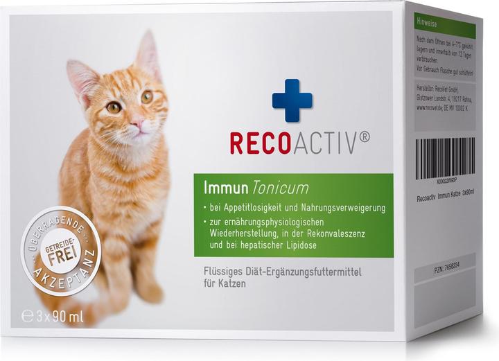 Actual product image Recoactiv Cat food supplement Immune Tonicum (Senior, Adult, 3 pcs., 270 g)