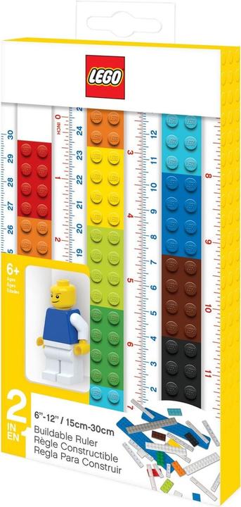 Actual product image LEGO Ruler with Minifigure (300 mm)