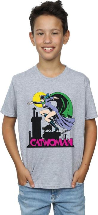 Image du produit - T-shirt CATWOMAN TEXT LOGO - Garçon (140, 146)