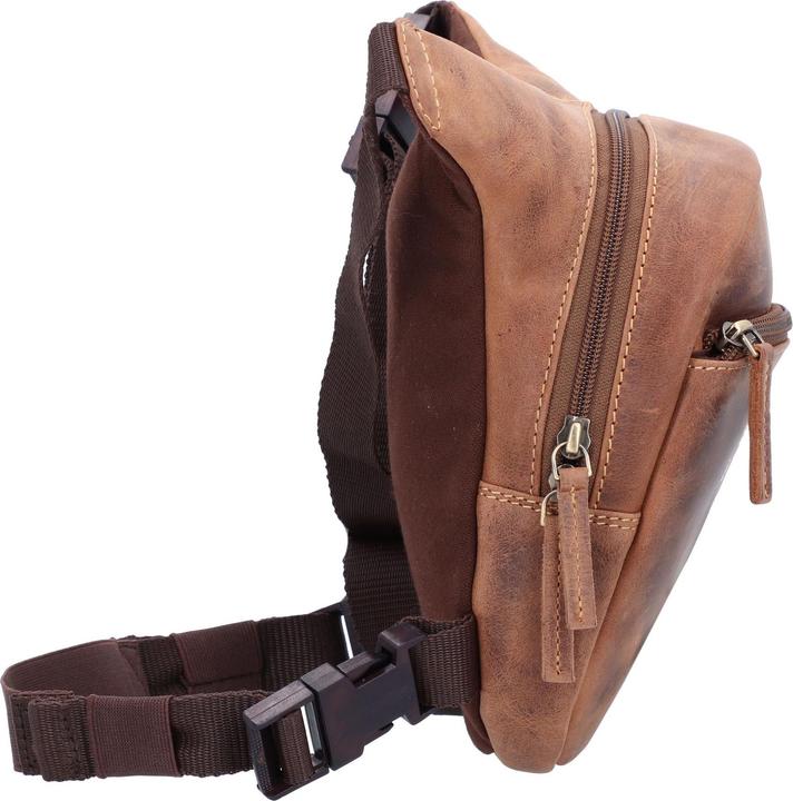 Produktbild Greenburry Vintage Biker Gürteltasche Leder 20 cm